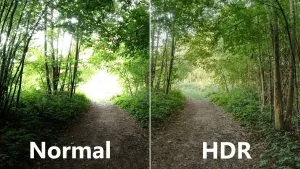 hdr vs normal