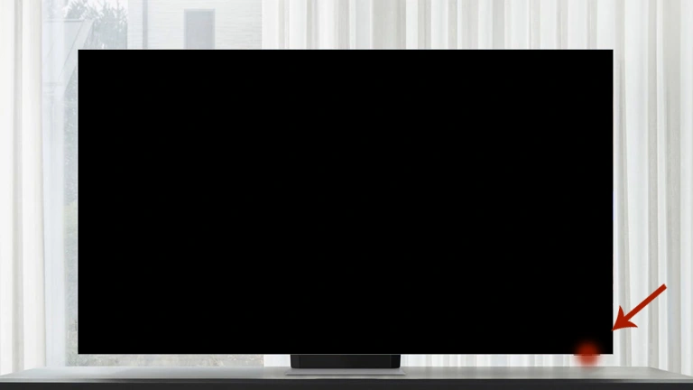 روشن نشدن و خاموش بودن چراغ تلویزیون