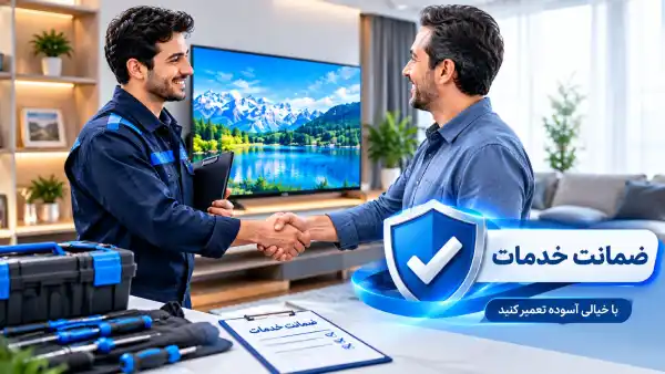 ضمانت خدمات نمایندگی تعمیر تلویزیون سامسونگ در کرج — کام سرویس