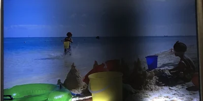 تاریک شدن تصویر تلویزیون