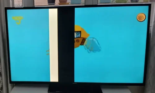 خطوط عمودی در تصویر تلویزیون (1)